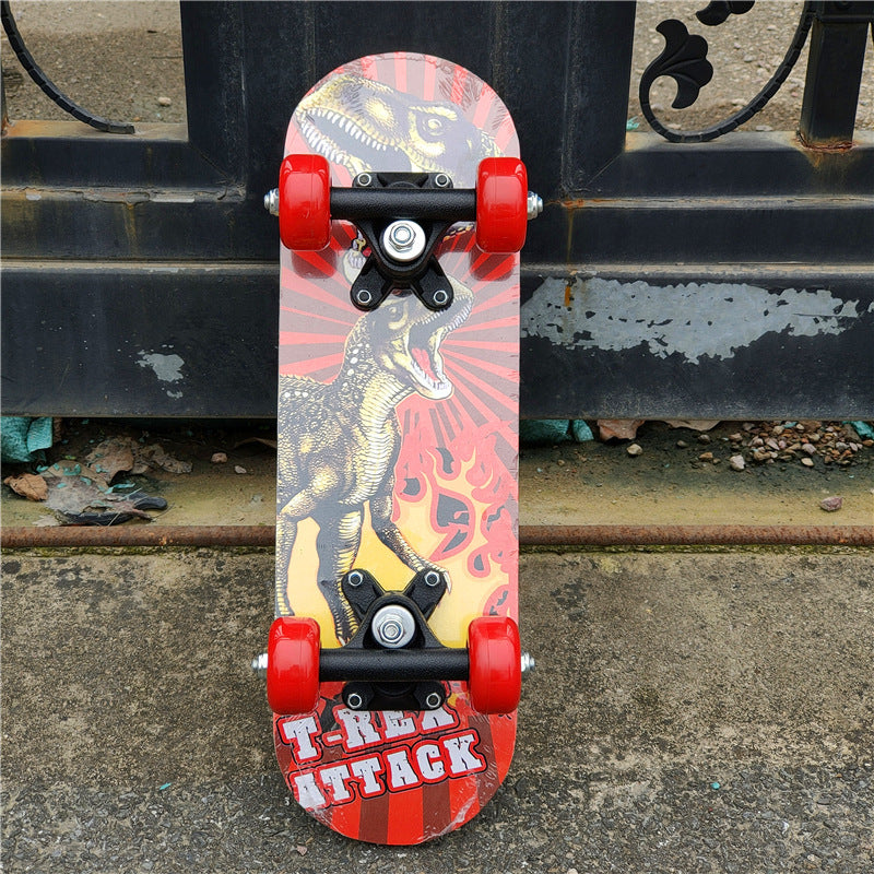 Cartoon-Themed Mini Skateboard Bowlift
