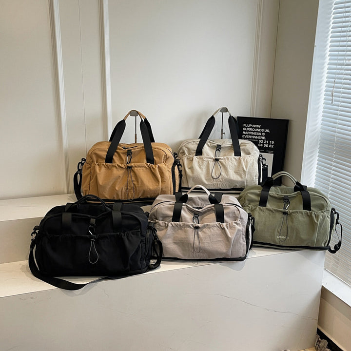 Unisex Spacious Travel Bag with Removable Carrying Handles Bowlift