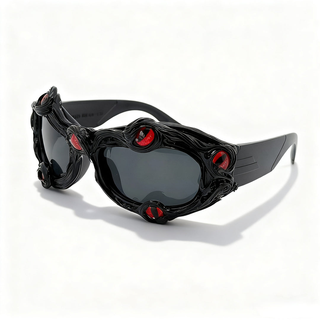 Women's creative designer sunglasses with extravagant 3D elements Bowlift