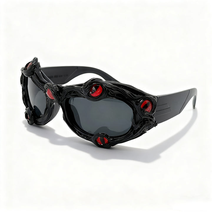 Women's creative designer sunglasses with extravagant 3D elements Bowlift