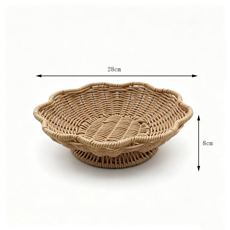 Decorative Floral Woven Table Bowlift