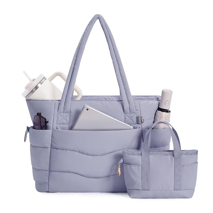 Padded everyday bag with removable inner pouch Bowlift