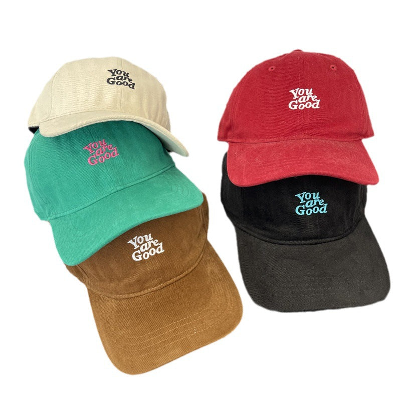 Women's Corduroy Graphic Baseball Cap Bowlift