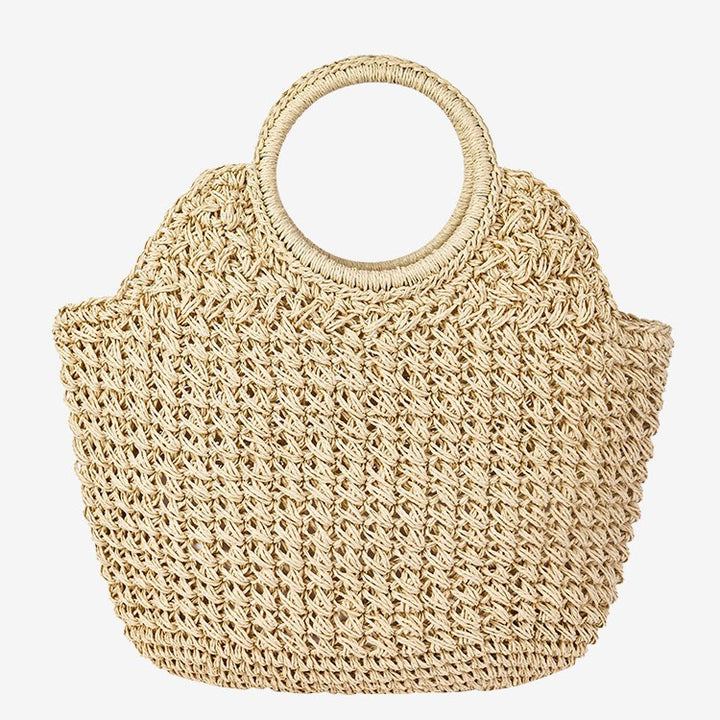 Handmade basket bag with innovative round design Bowlift