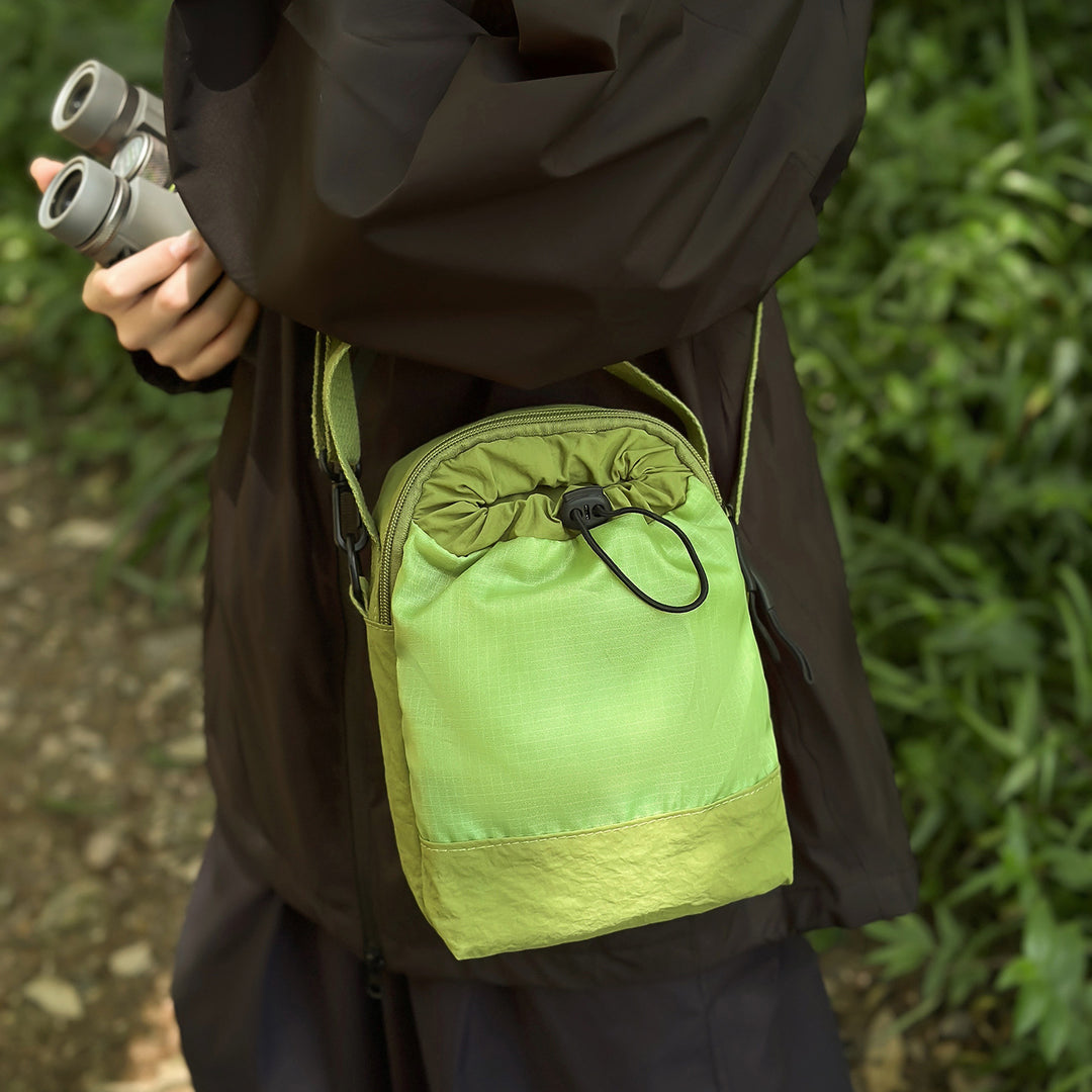 Compact Drawstring Utility Backpack Bowlift