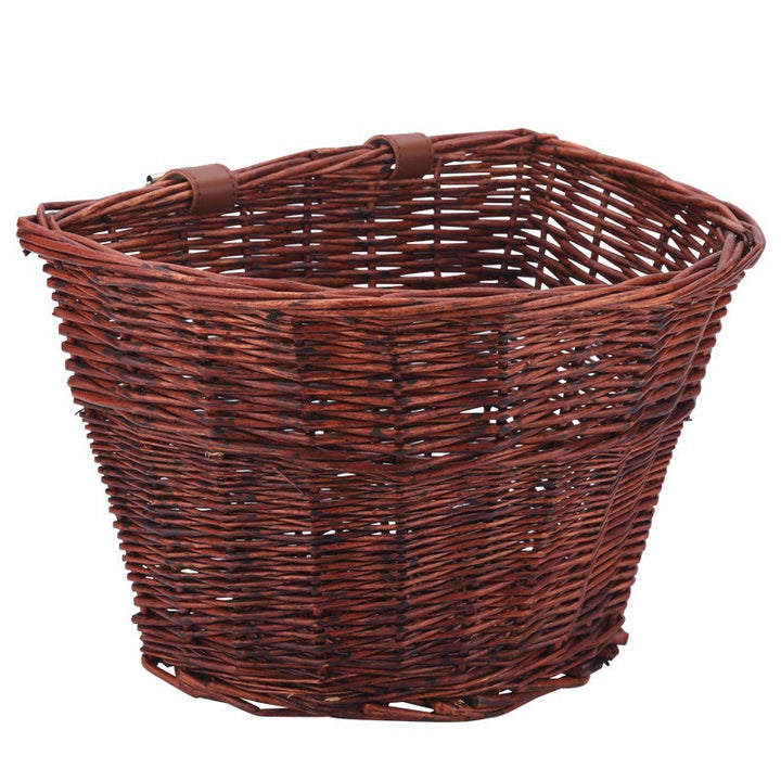 Women braided bicycle basket Bowlift
