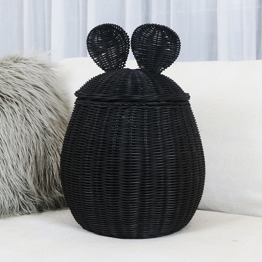Playful storage basket with animal ears Bowlift