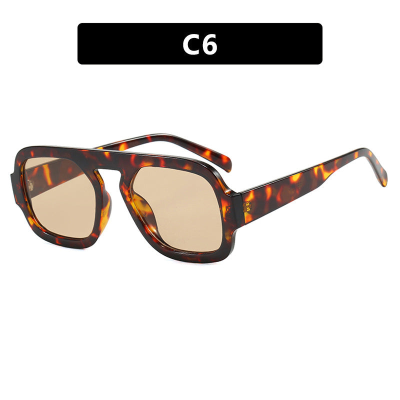 Women's modern oversized sunglasses in angular design Bowlift