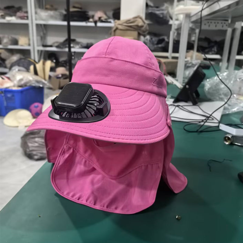 Solar-powered mini fan with digital battery level indicator and USB-C charging port Bowlift