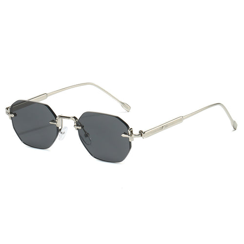 Chic Oversized Octagonal Sunglasses with Elegant Metal Accents Bowlift