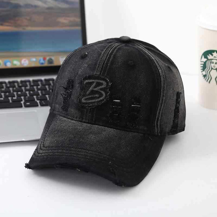 Unisex Distressed Vintage Baseball Hat Bowlift