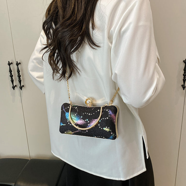 Glittery Evening Clutch Bag Bowlift