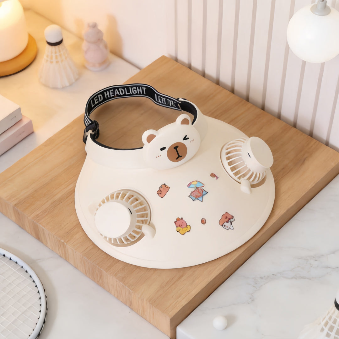 Ladies creative table fan with multifunctional design Bowlift