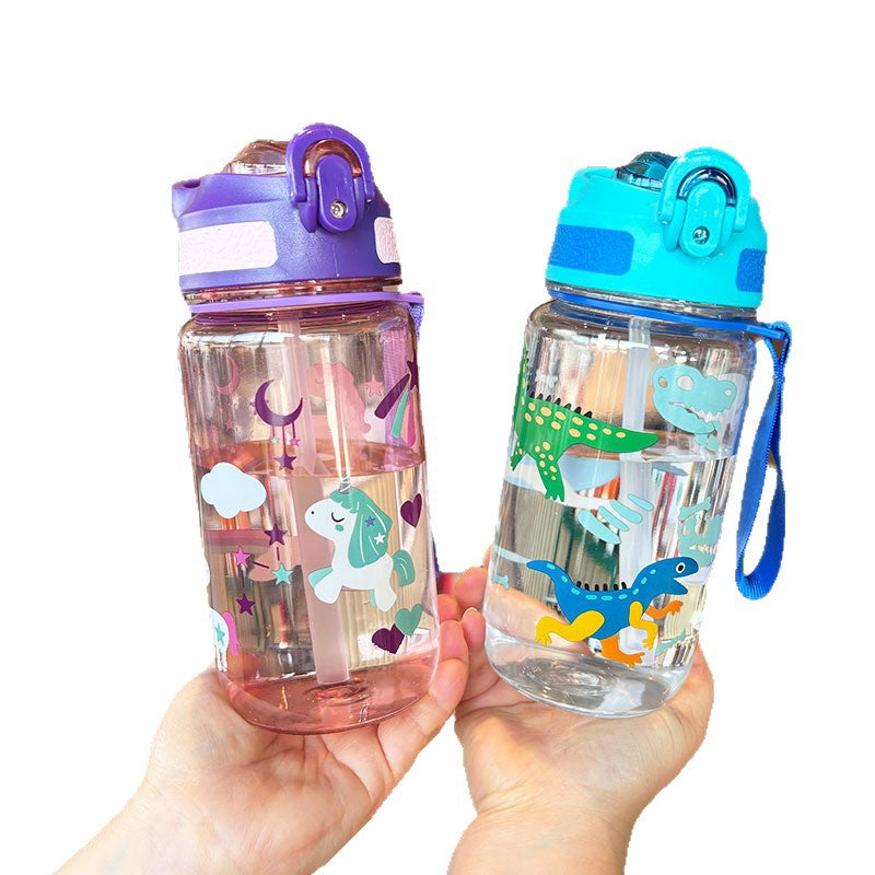 Women's Child-Friendly Drinking Bottle with Dinosaur Design Bowlift