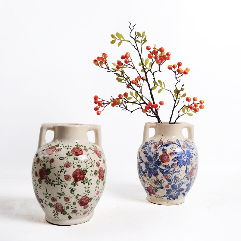 Floral Ceramic Flower Pot Bowlift