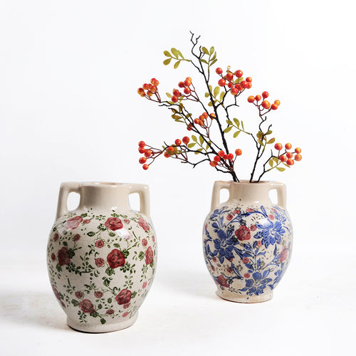 Floral Ceramic Flower Pot Bowlift