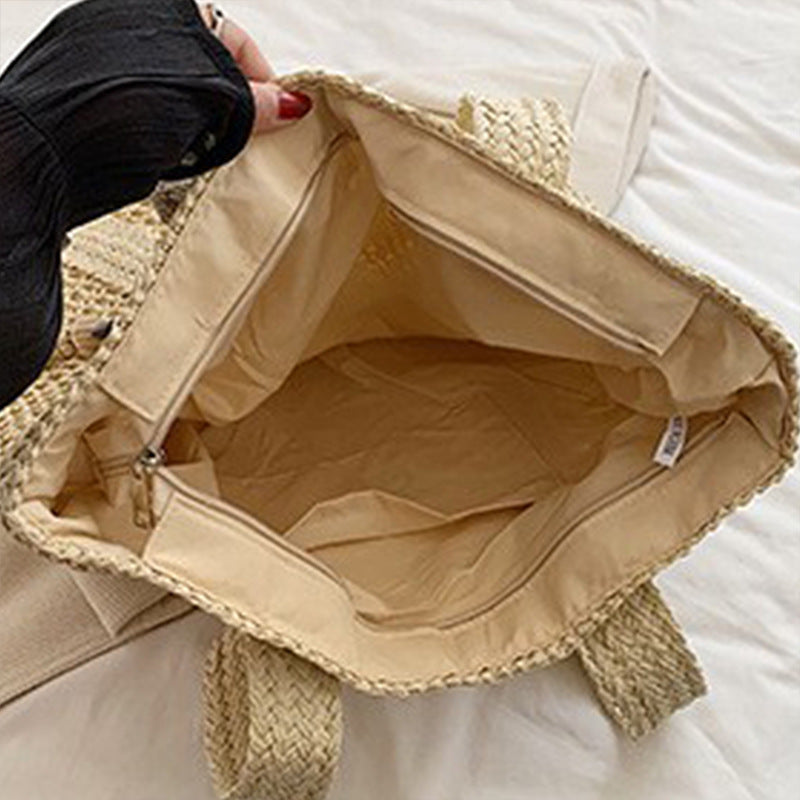 Handmade Beach Bag Made of High-Quality Natural Material Bowlift