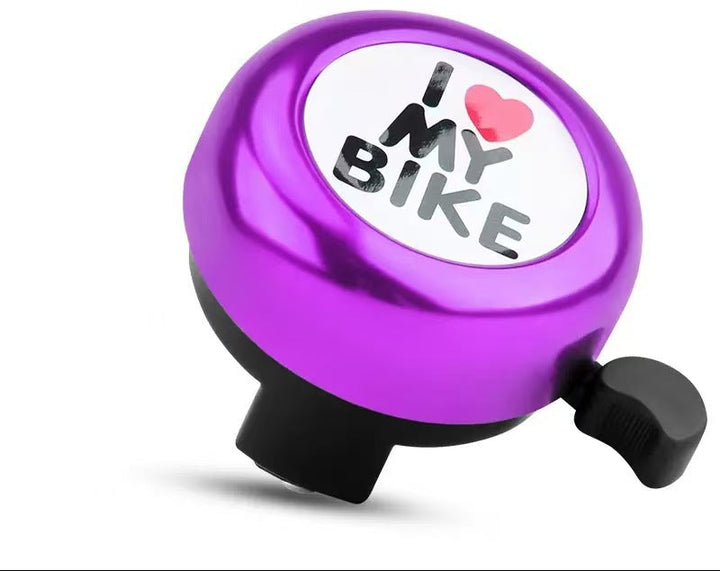 compact stainless steel handlebar bell with quick-release thumb lever Bowlift