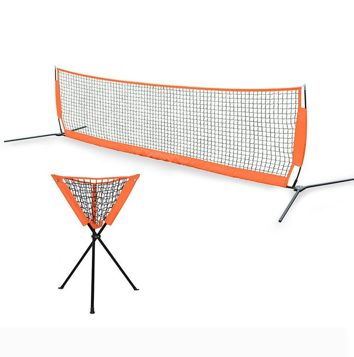 Adjustable Portable Tennis Net Bowlift