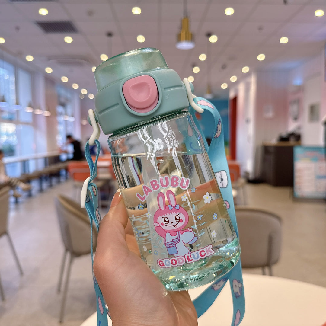 Women Cartoon Water Bottle Bowlift