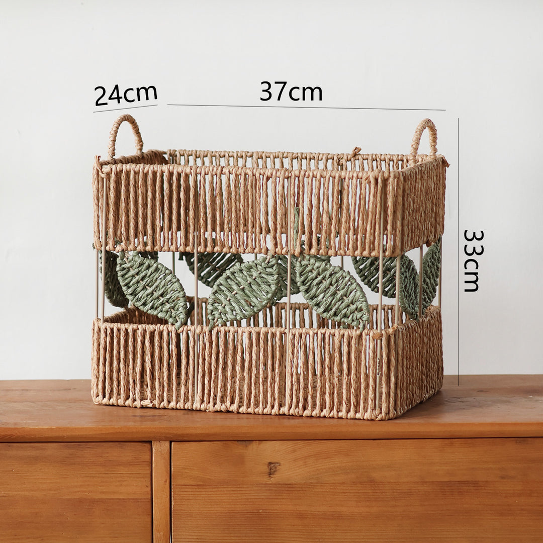 Decorative basket with plant motif Bowlift