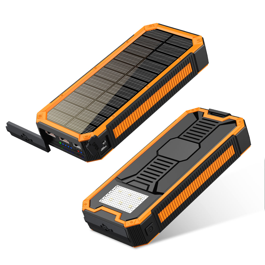 Solar Powerbank with Integrated Flashlight and Fast Charging Function Bowlift