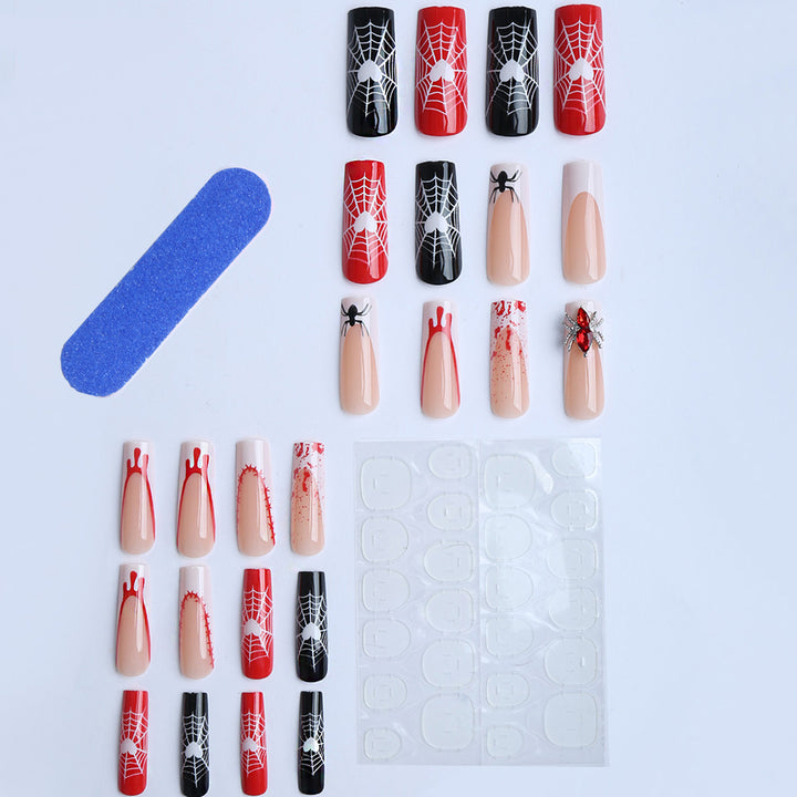 Creative Halloween-themed nail art Bowlift