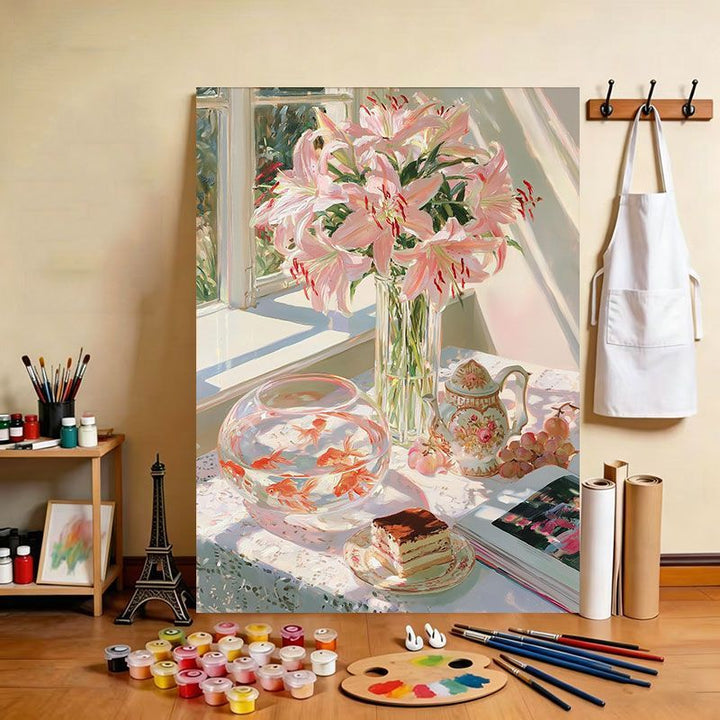 Artistic Floral Still Life Painting Kit Bowlift