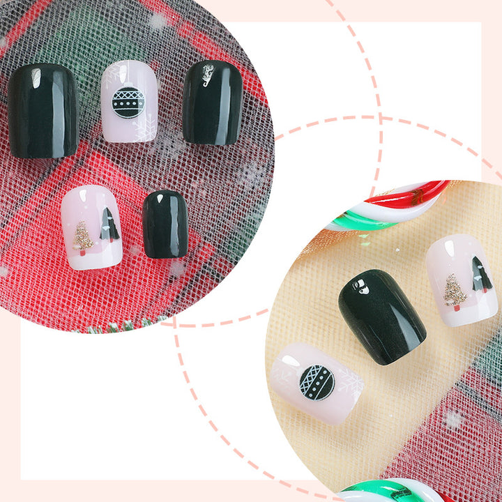 Festive Holiday Press-On Nail Art Collection Bowlift