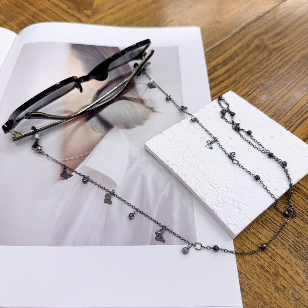 Butterfly Charm Eyewear Chain Bowlift