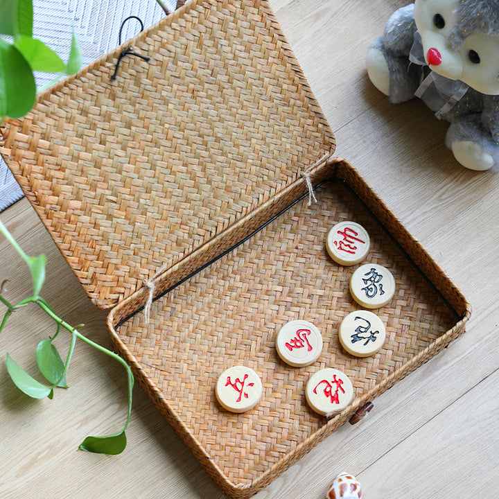Handcrafted Natural Storage Box Bowlift