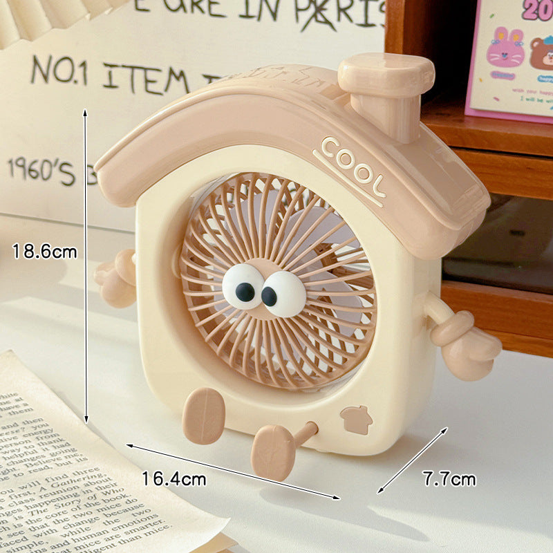 Ladies creatively designed table fan Bowlift