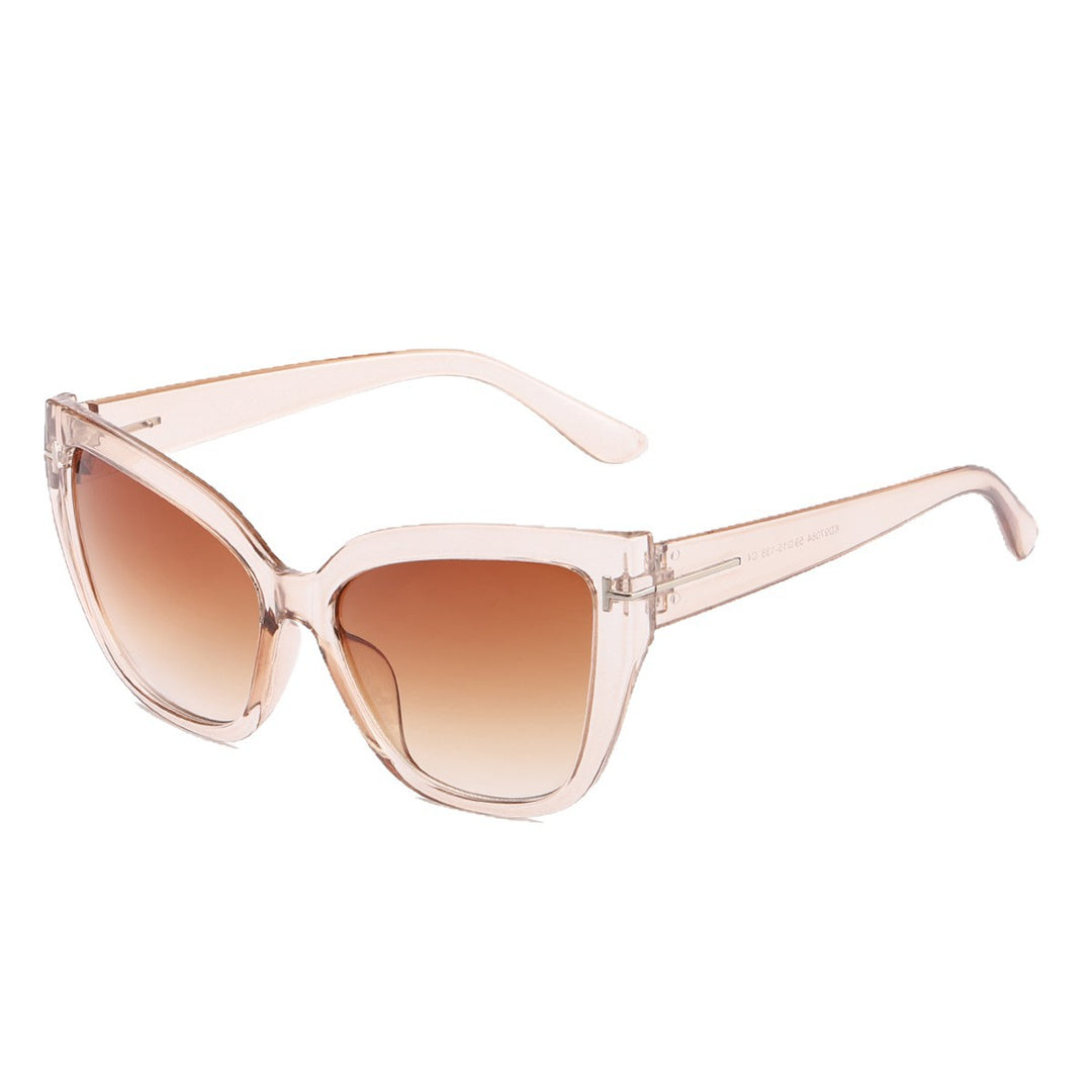 Ladies Cat-Eye Sunglasses with Fashionable Structured Frame Bowlift