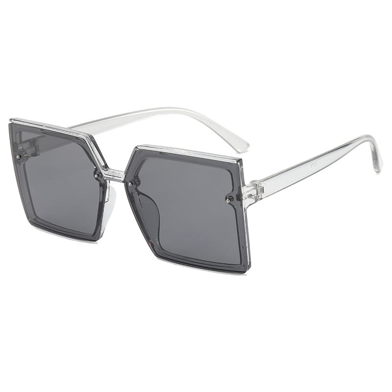 Women's stylish oversized sunglasses with geometric design Bowlift