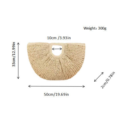 Handbag with tasteful wave pattern Bowlift