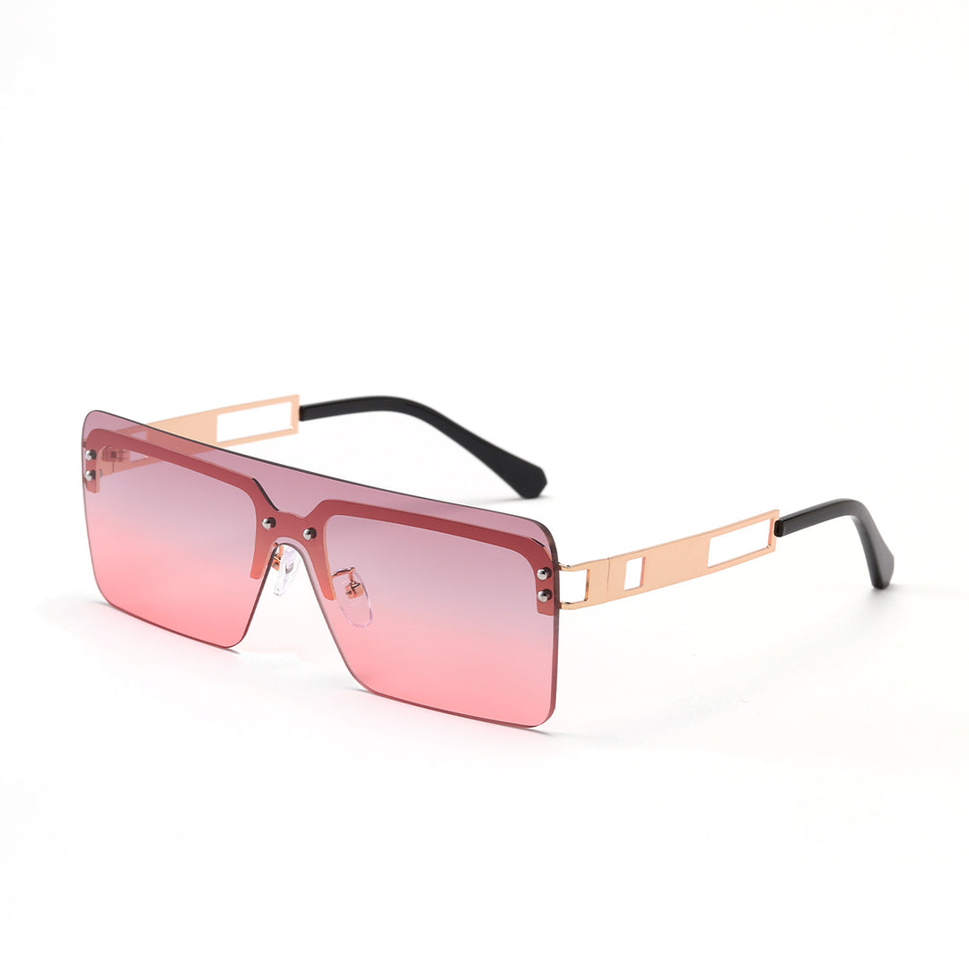 Ladies oversized sunglasses with modern geometric design Bowlift