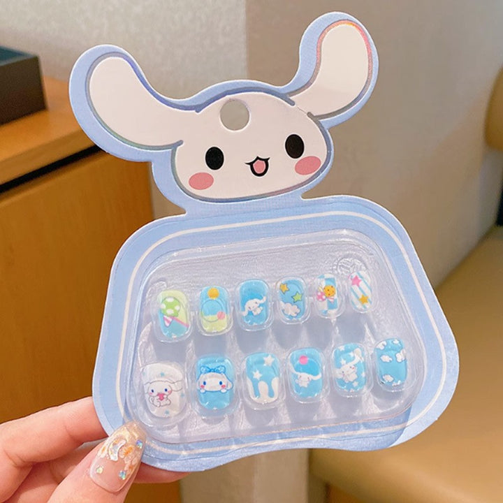Artificial nails with sweet animal design Bowlift
