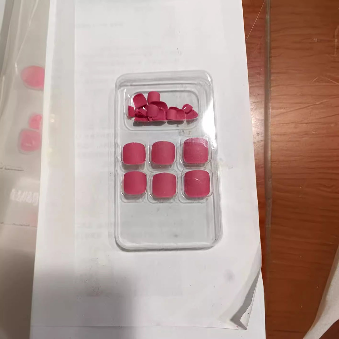 Premium Matte Press-On Nail Tips Set Bowlift