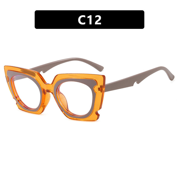 Women's oversized sunglasses with extravagant frame and UV protection Bowlift