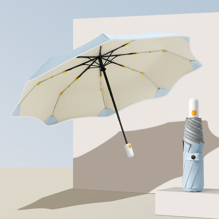 Women's sunshade with unique wave shape Bowlift