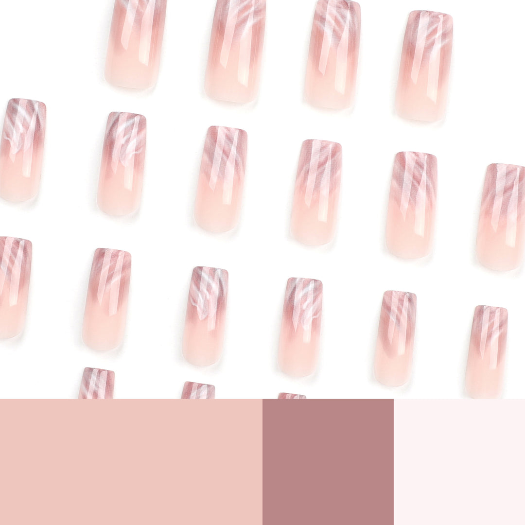 Artistic Acrylic Nails with Elegant Shine Bowlift