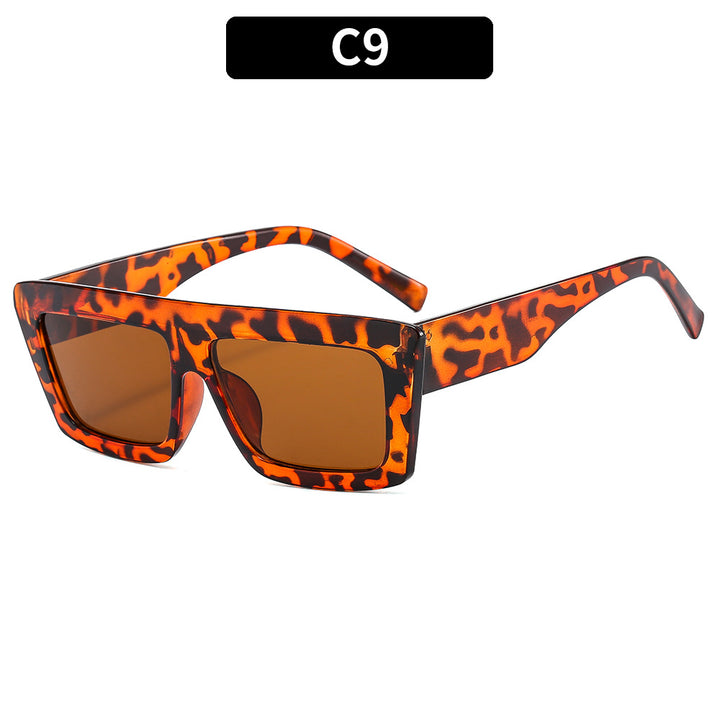 Timeless Look Stylish Square Frame Sunglasses