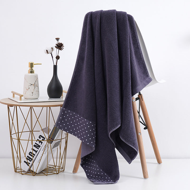 High-Quality Bath Towel with Elegant Border Bowlift