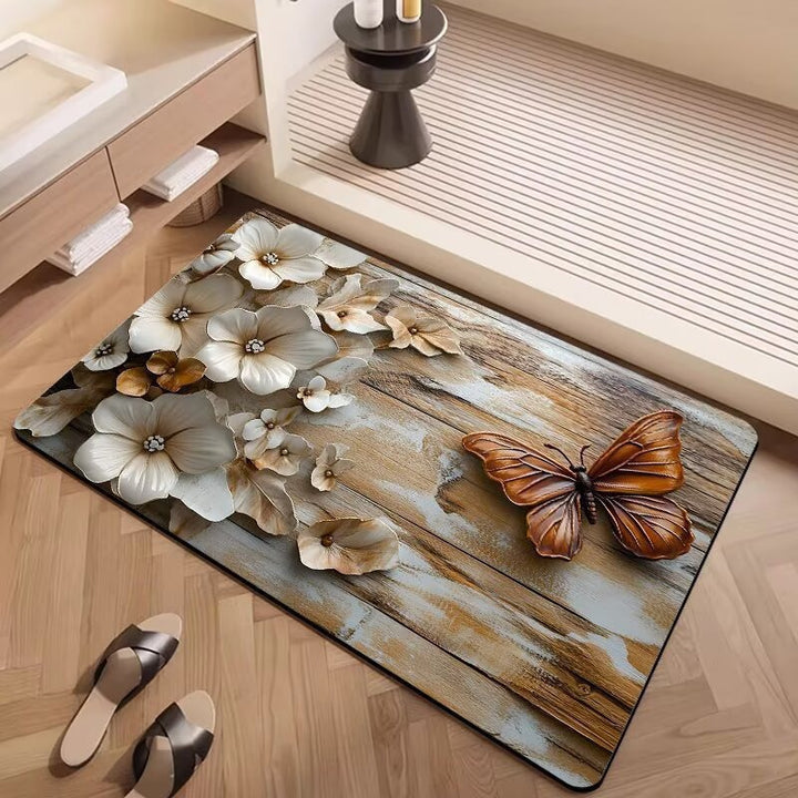 Decorative Floral Patterned Area Rug