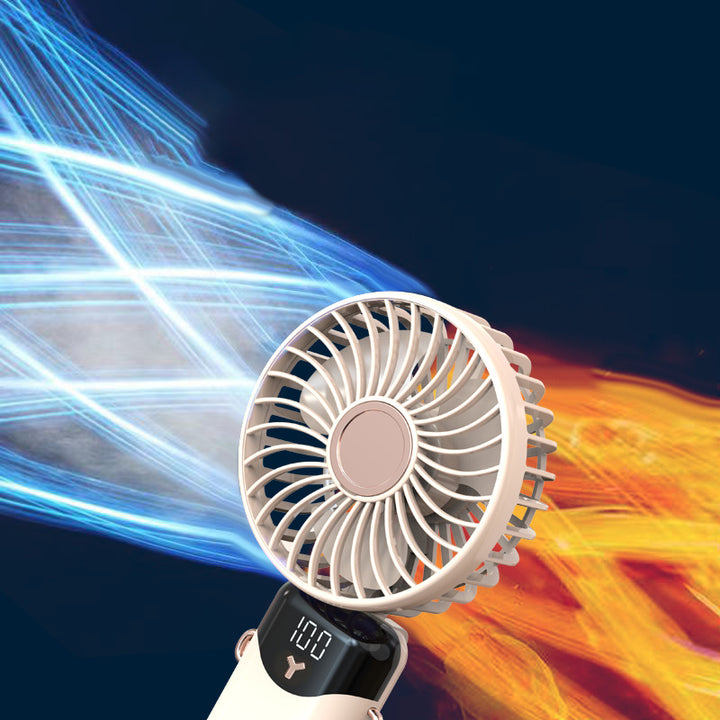 Portable battery fan with digital display Bowlift