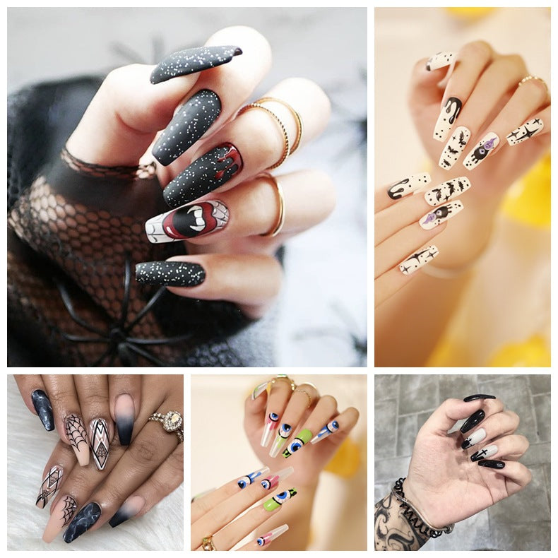 Artistic Nail Art with Creepy Designs Bowlift