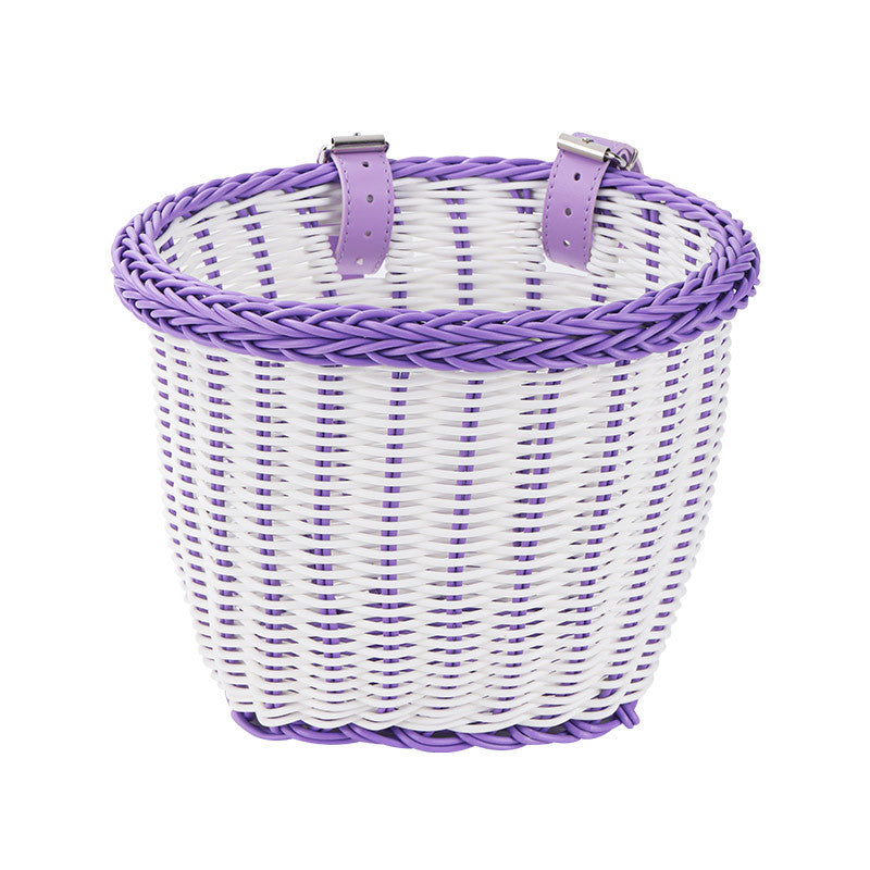 Women Handmade Basket with Colorful Design Bowlift