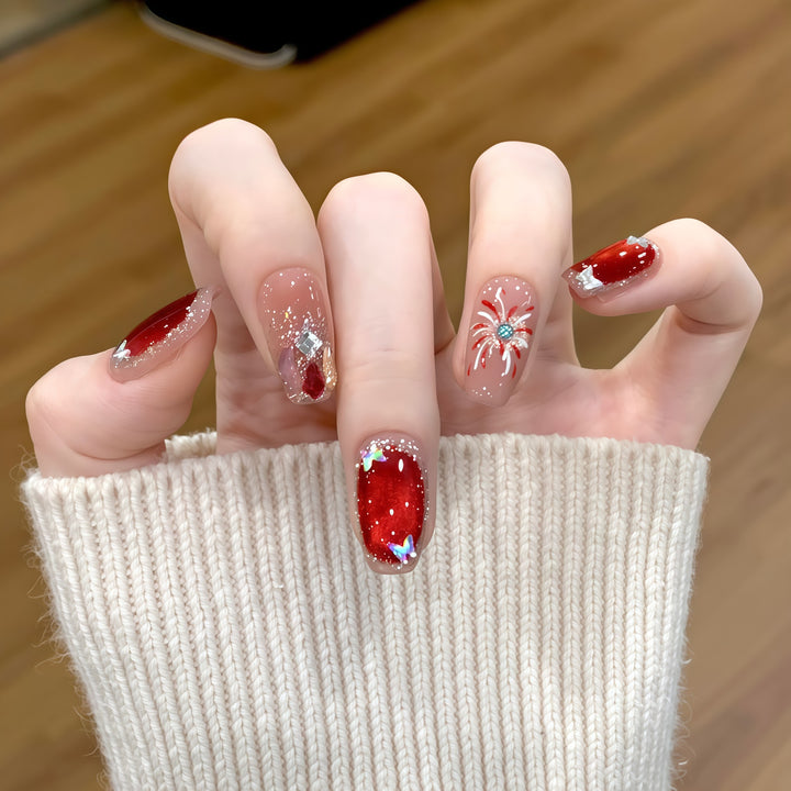Glittering artificial nails Bowlift