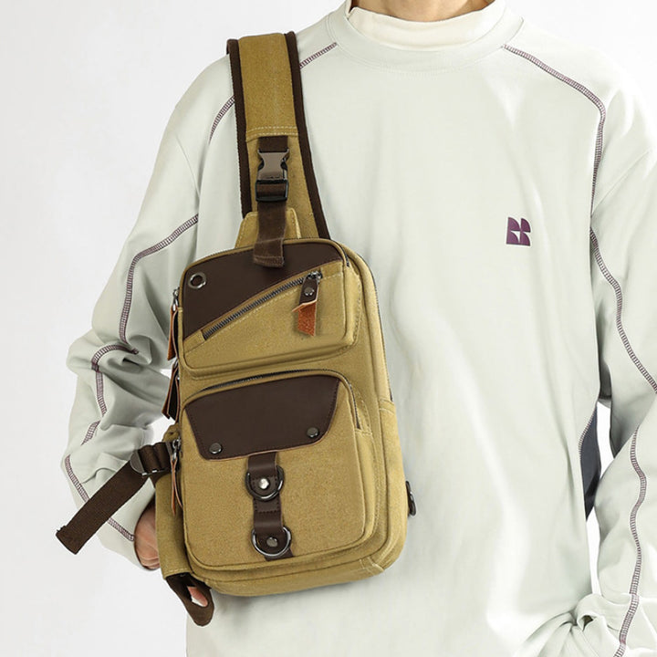 Casual Multi-Pocket Sling Bag Bowlift
