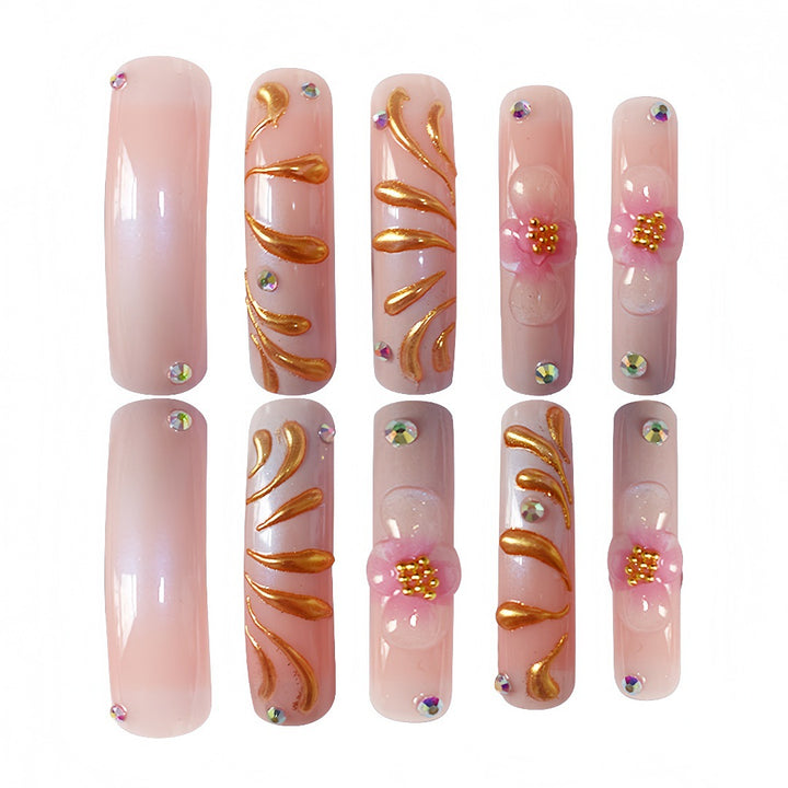 Artistic 3D Nail Art Extensions Bowlift